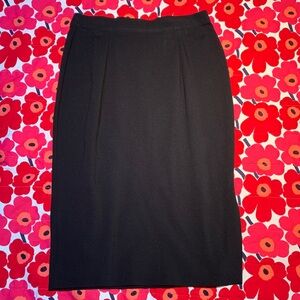 Eileen Fisher Black Pencil Skirt